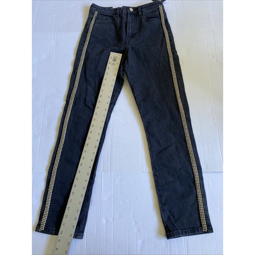 GUESS The It Girl Skinny Straight High Jeans MSRP $148 25 Waist 28 Length - Picture 3 of 8